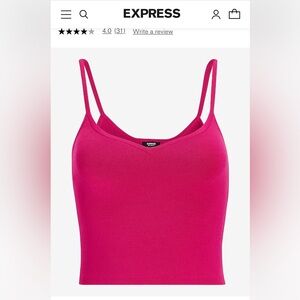 NWT hot pink crop top